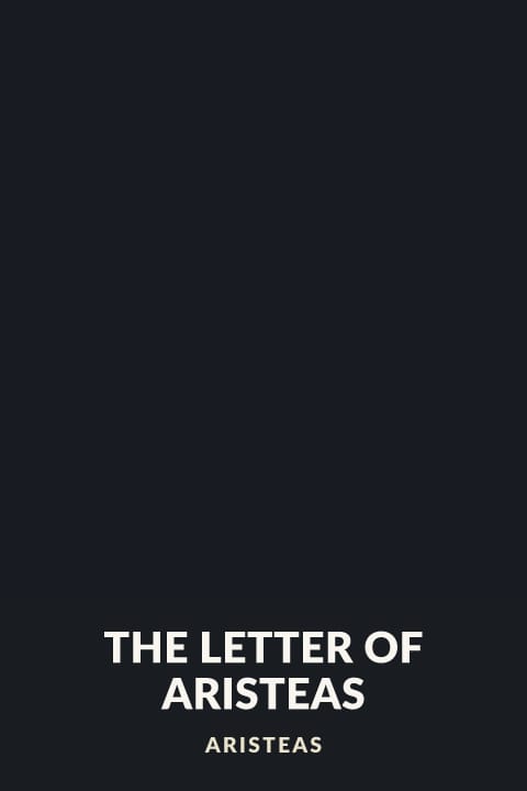 Cover of The Letter of Aristeas