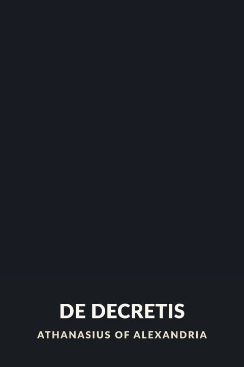 Cover of De Decretis