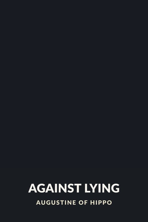 Cover of Against Lying