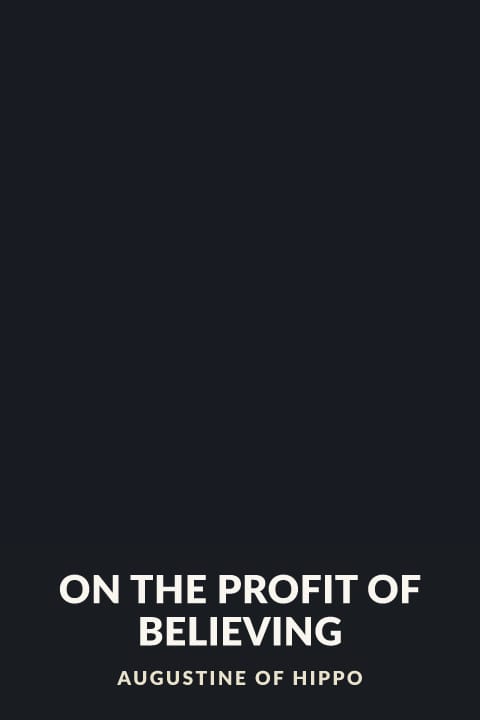 Cover of On the Profit of Believing