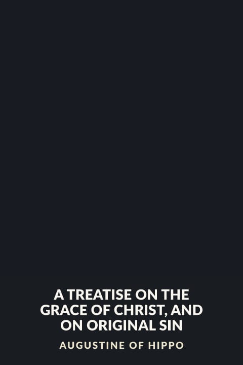 Cover of A Treatise on the Grace of Christ, and on Original Sin