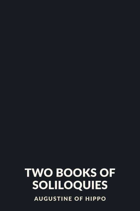 Cover of Two Books of Soliloquies