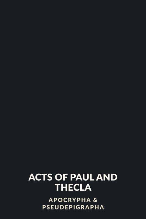 Cover of Acts of Paul and Thecla