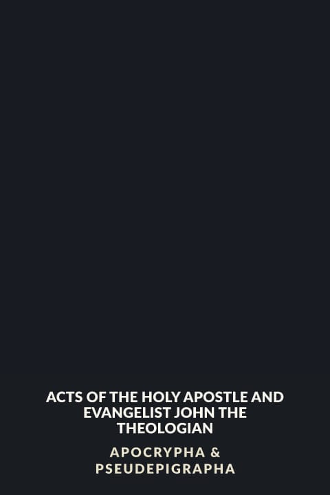 Cover of Acts of the Holy Apostle and Evangelist John the Theologian