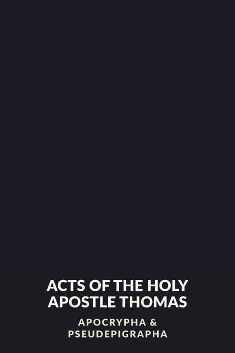 Cover of Acts of the Holy Apostle Thomas