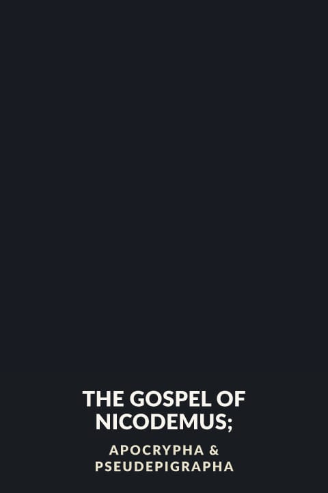 Cover of The Gospel of Nicodemus;