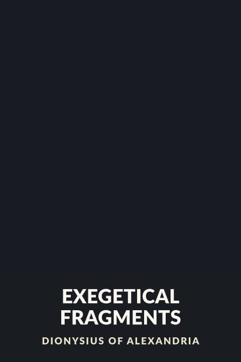 Cover of Exegetical Fragments