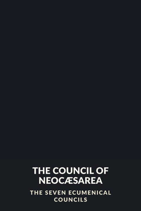 Cover of The Council of Neocæsarea