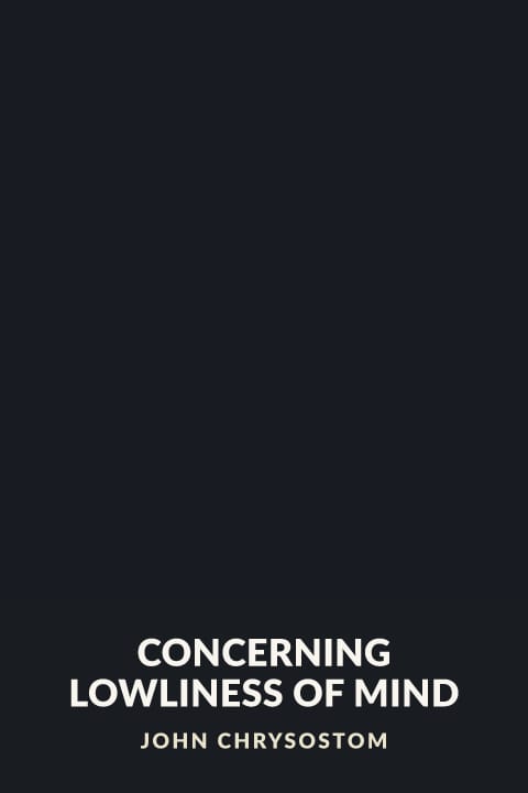 Cover of Concerning Lowliness of Mind