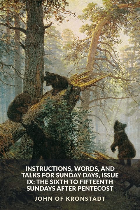 Cover of Instructions, Words, and Talks for Sunday Days, Issue IX: The Sixth to Fifteenth Sundays after Pentecost