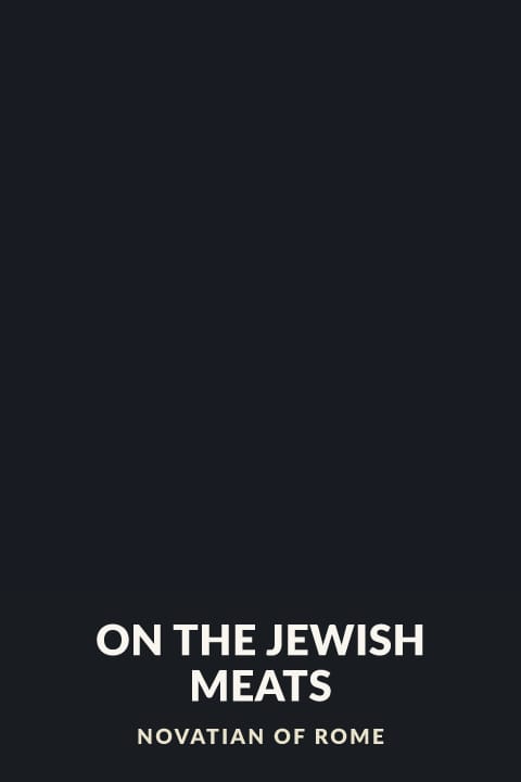 Cover of On the Jewish Meats