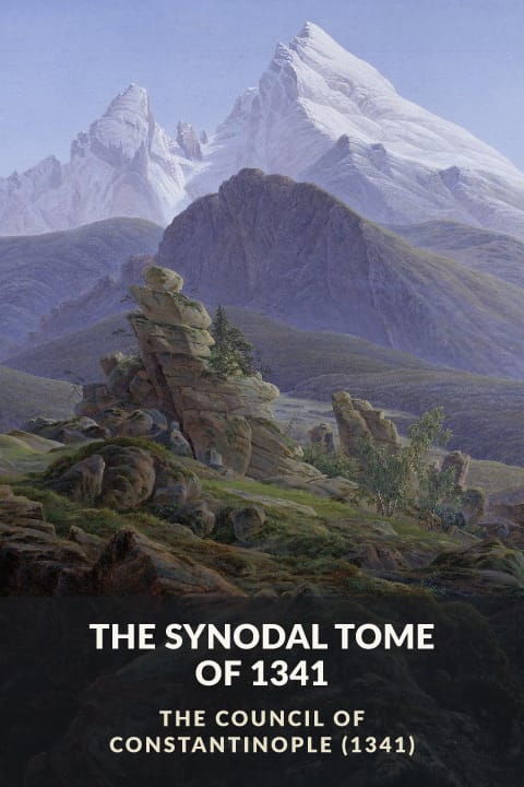 Cover of The Synodal Tome of 1341