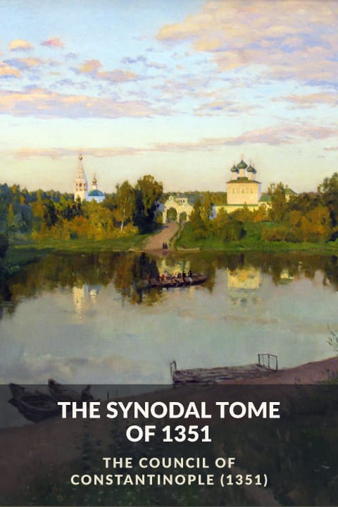 Cover of The Synodal Tome of 1351