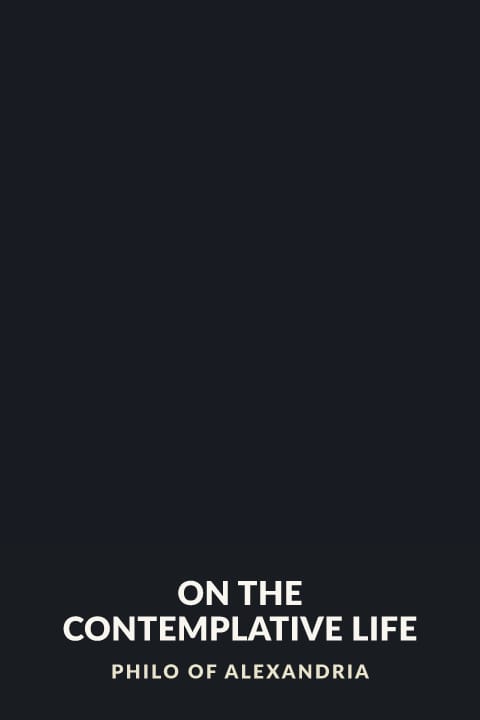 Cover of On the Contemplative Life