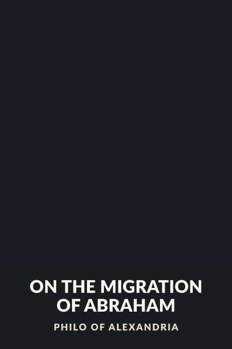 Cover of On the Migration of Abraham