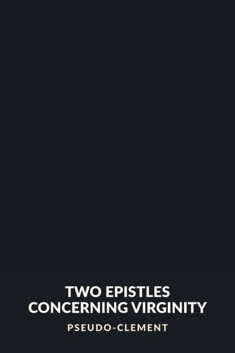 Cover of Two Epistles Concerning Virginity