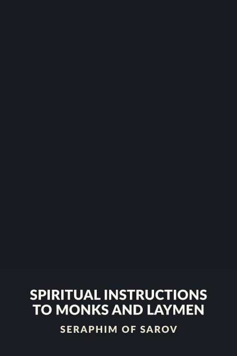 Cover of Spiritual Instructions to Monks and Laymen