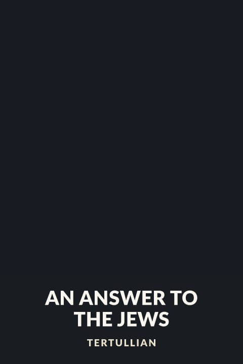 Cover of An Answer to the Jews