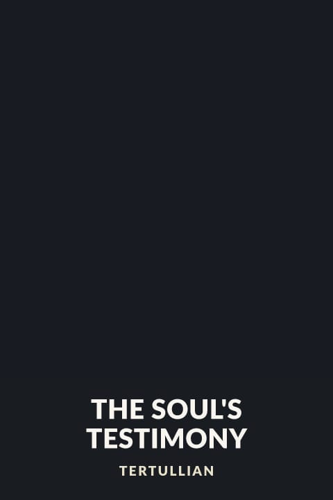 Cover of The Soul's Testimony