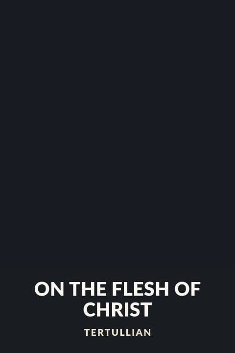 Cover of On the Flesh of Christ