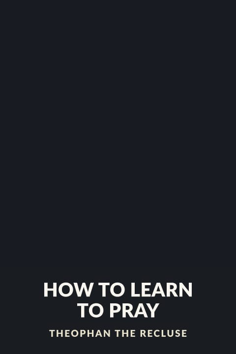 Cover of How to Learn to Pray